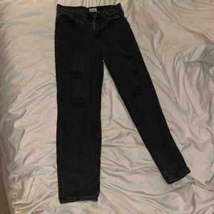 RSQ, Size 12, Distressed Black Jeans